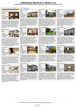 Journal immobilier 54