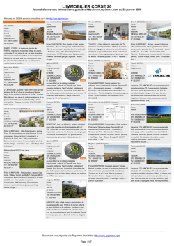 Journal immobilier 20