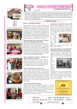 Final Newsletter July 2014