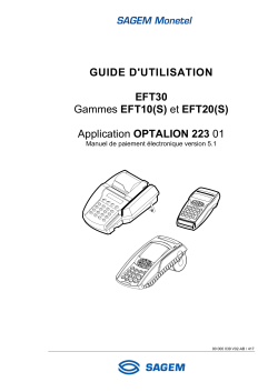Gammes EFT10(S) et EFT20(S)