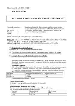 COMMUNE de JOSNES COMPTE