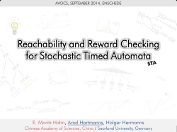 Reachability and Reward Checking for Stochastic Timed