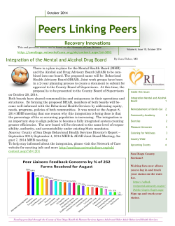 Peers Linking Peers October 2014