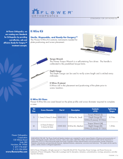 K-Wire Kit - Flower Orthopedics