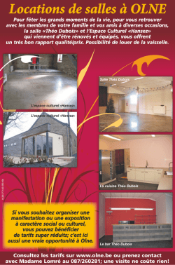 Location des salles