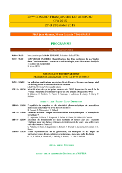 Programme CFA 2015 V2