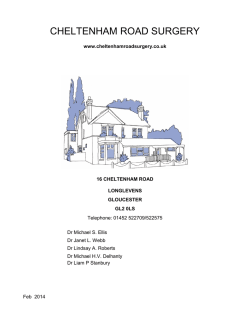 Download Practice Booklet - Gloucestershire GP Portal