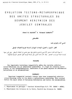 6, p. 45-51. - Institut Scientifique de Rabat
