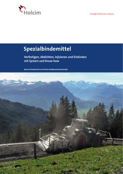 Holcim Spezialbindemittel