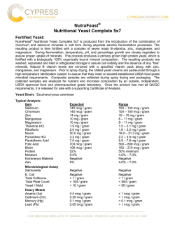 NutraFeast Nutritional Yeast Complete 5x7