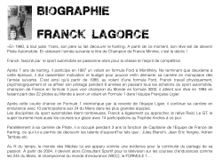 BIO Franck Lagorce - Franck Lagorce Consulting