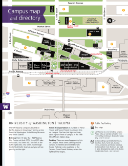 Campus Map and Directory - University of Washington Tacoma