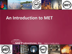 An Introduction to MET Laboratories, Inc. USA