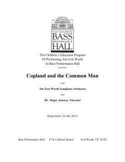 Copland and the Comman Man Study Guide
