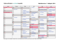 Download Marktkalender - b&auml;renthaler schuhmarkt