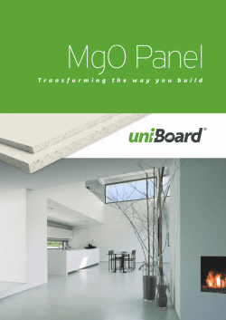 Download MgO Products Brochure - Uni