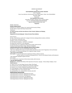 SEMINAR CUM WORKSHOP ON KOCH