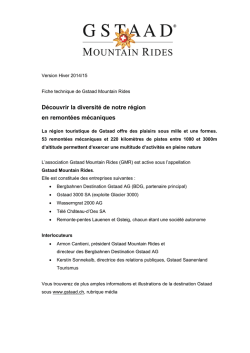Gstaad Saanenland Tourismus