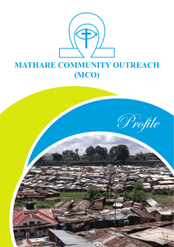 MCO Profile - Mathare Community Outreach