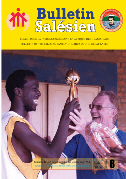 Salésiens de Don Bosco, Afrique des Grands Lacs (AGL) Salesians