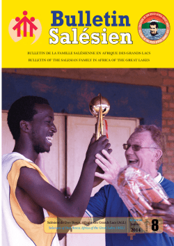 Sal&eacute;siens de Don Bosco, Afrique des Grands Lacs (AGL) Salesians