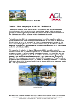 DOSSIER RES FEVRIER 2014