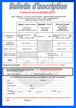 tarif réglement 2014