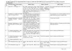 Pre-Bid Clarification No-3 dated 03.06.2014 to Tender no. GSPC/KG