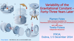 Variability of the Gravitational Constant – Forty