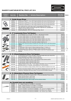 Section No. / Article Description