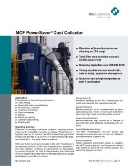 MCF PowerSaver® Dust Collector
