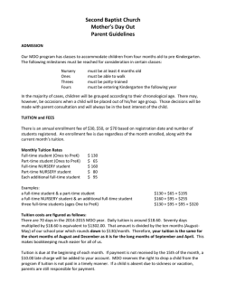 Handbook - Second Baptist Church