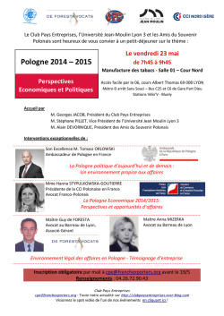 Pologne 2014 – 2015