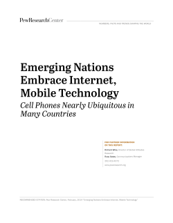 Emerging Nations Embrace Internet, Mobile Technology