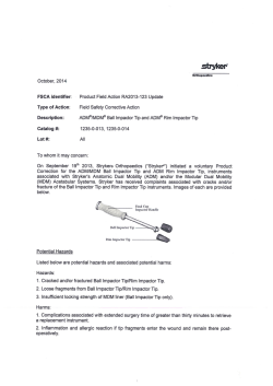 ADM/MDM Ball Impactor Tip and ADM Rim Impactor Tip