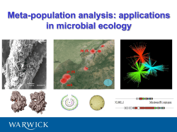 Analysing diversity in microbial communities from metagenomics to