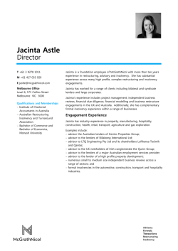 Jacinta Astle - McGrathNicol