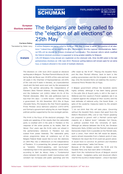 "election of all elections" on 25th May next
