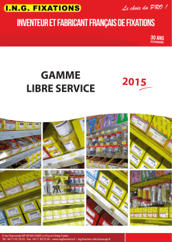 GAMME LIBRE SERVICE 2015