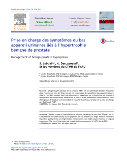 Full-text PDF - Progrès en Urologie