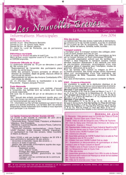 Juin 2014 - Roche Blanche
