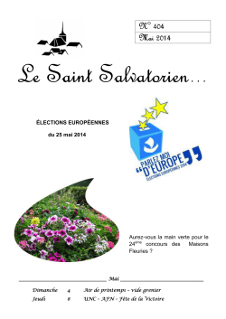 Mai 2014 - Saint Sauveur de Landemont