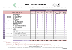 Rajavej Health Checkup Programs