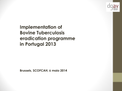 Implementation of Bovine tuberculosis eradication program in