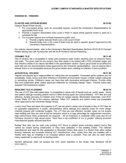 Division 09 &ndash; Finishes - UC Davis Health System