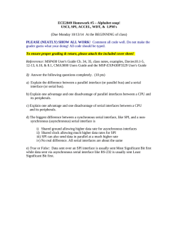 ECE2049 Homework #5 &ndash; Alphabet soup! USCI, SPI, ACCEL, WDT