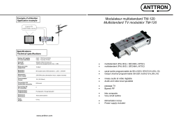 Modulateur multistandard TM-120 Multistandard TV