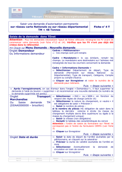 Fiche 4 T saisir demande R&eacute;seau permanent TM