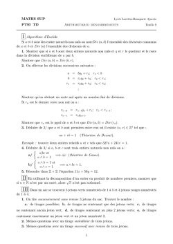 Feuille 9 - SQUARCINI Christian