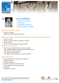 IAE - Amaury GRIMAND